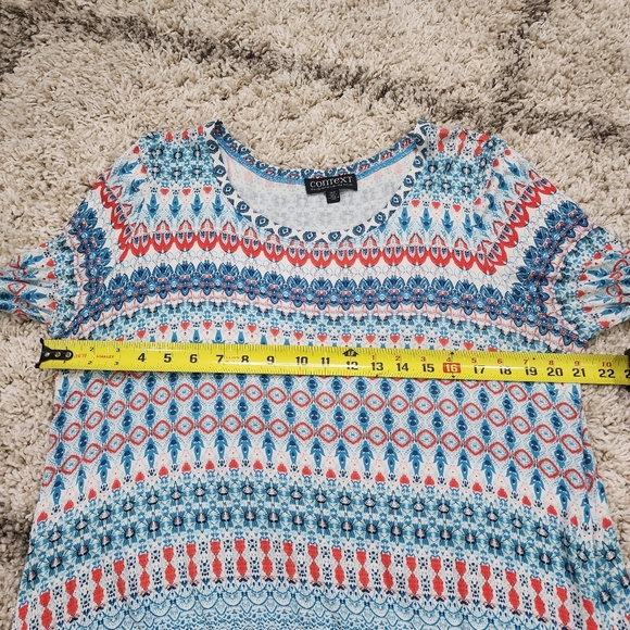 Context Boho Patterned Women's Top - Picture 8 of 8